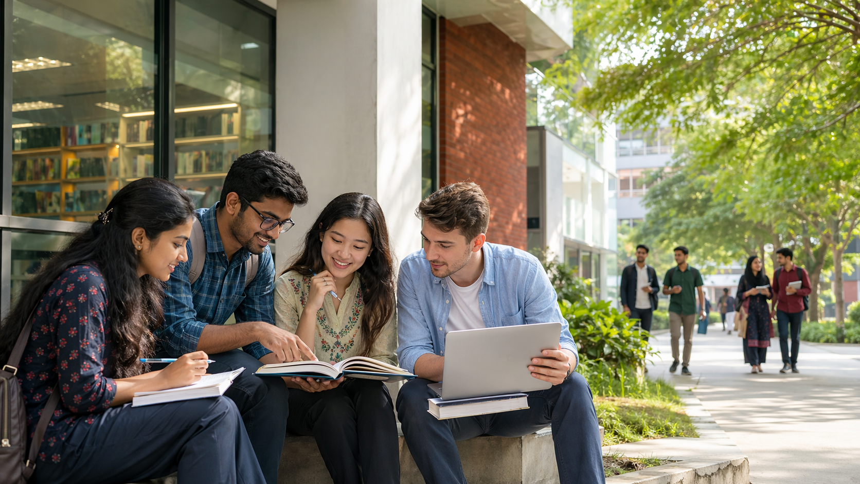 Students learning in Bangladesh universities